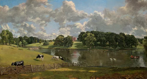 Wivenhoe Park, Essex by John Constable, painting, 1816