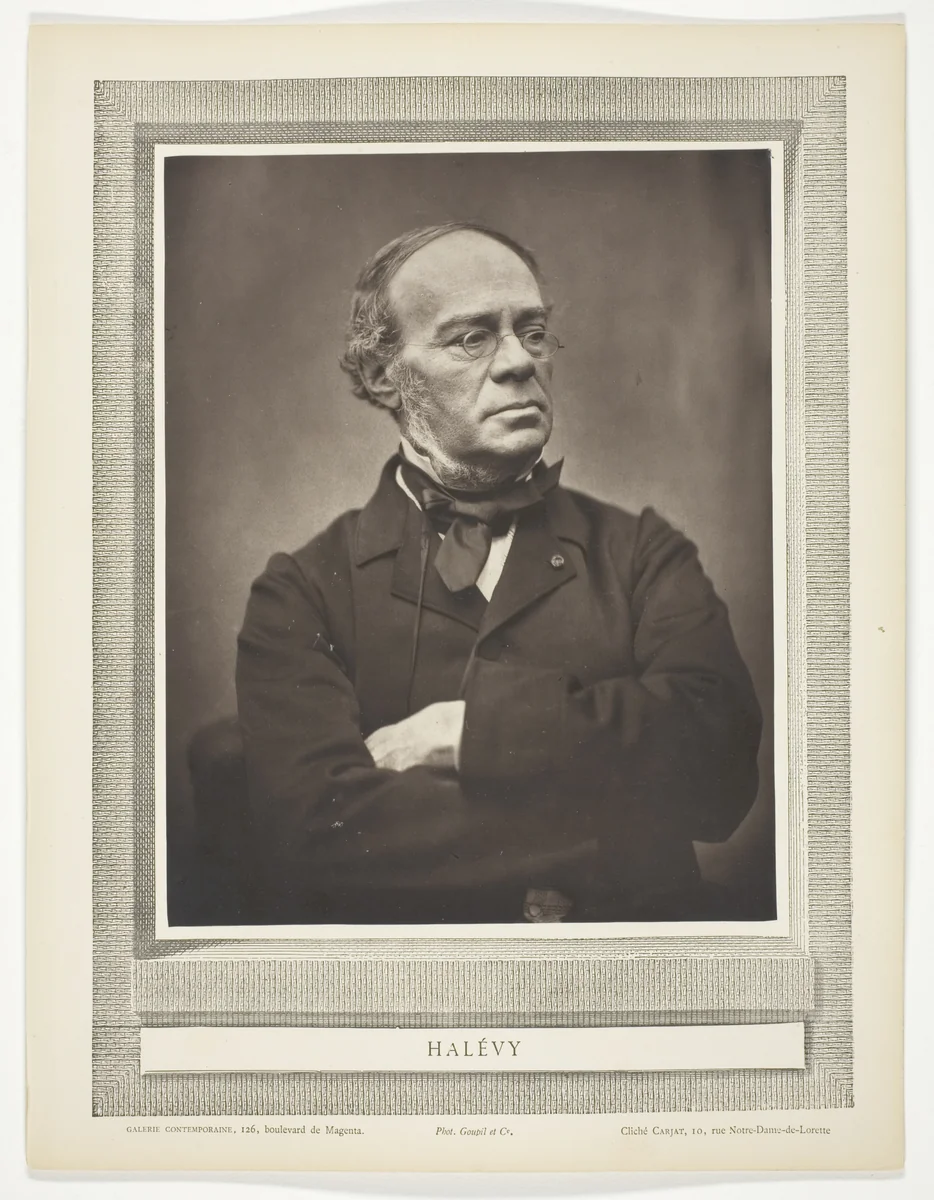 Halévy by Etienne Carjat, photograph, 1871-1877