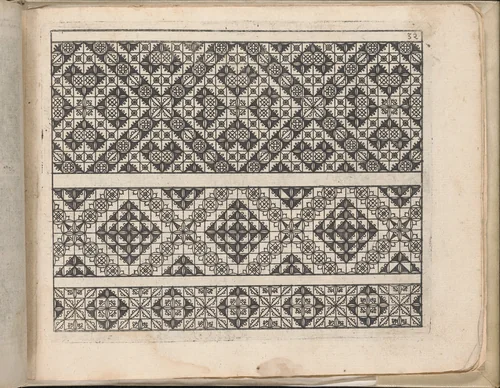 Schön Neues Modelbuch (Page 37 recto) by Johann Sibmacher, book, 1597