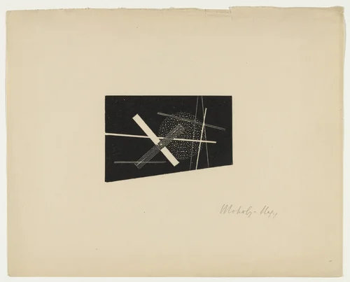 Composition by László Moholy-Nagy, print, 1923