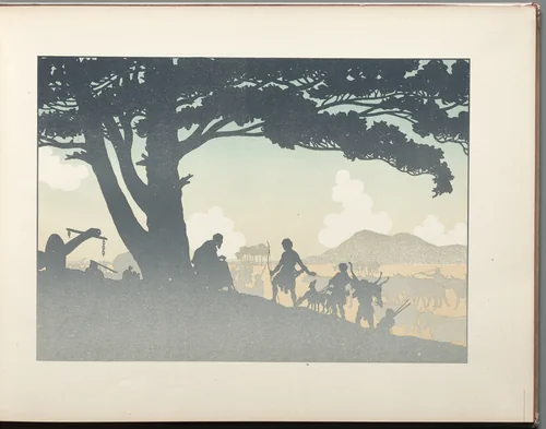 The Prodigal Son: page 9 by Henri Rivière, book, 1895