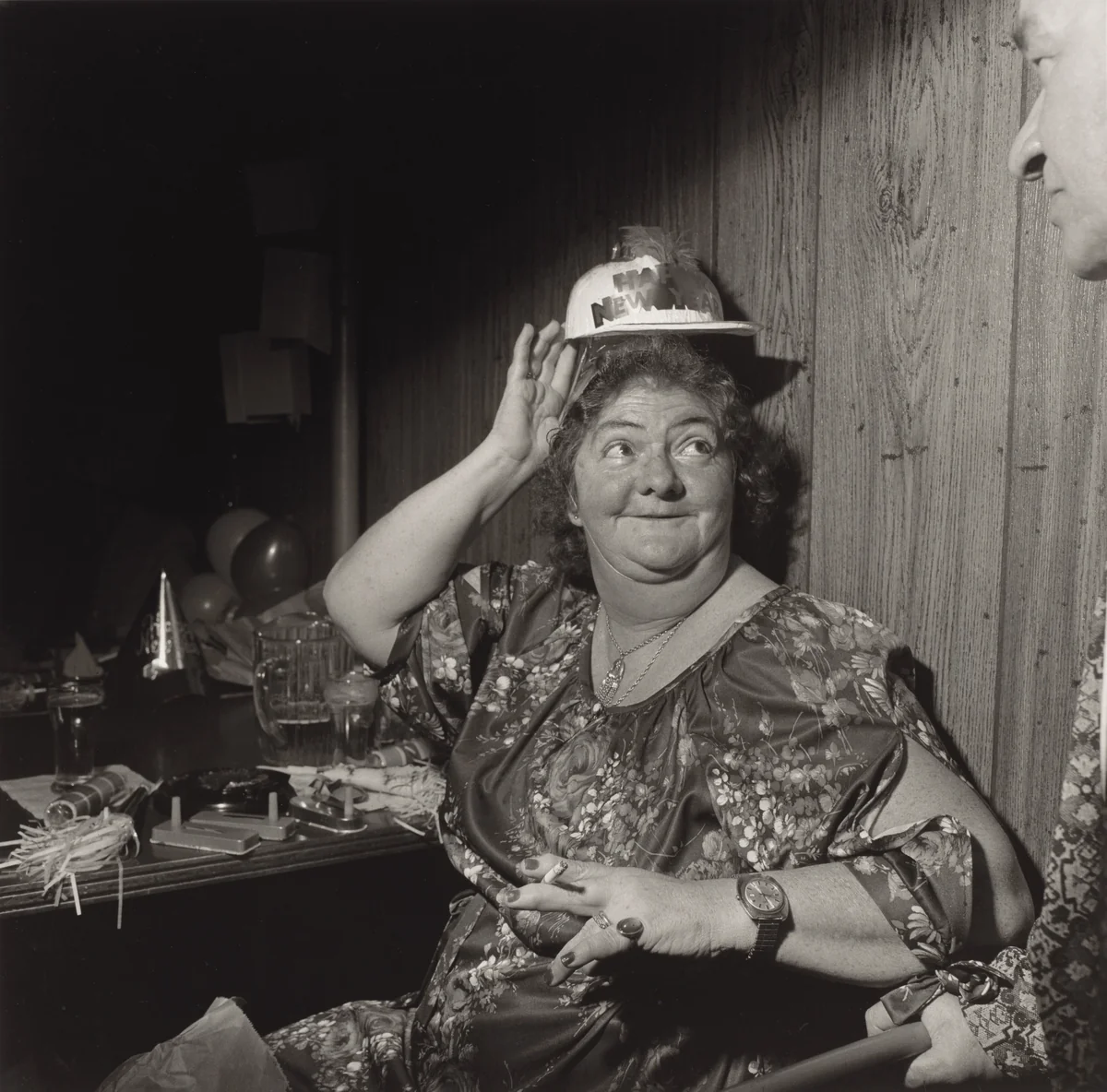 New Year's Eve Party, American Legion, Bangor, Pennsylvania by Larry Fink, photograph, 1979