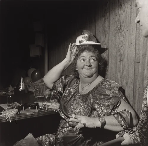 New Year's Eve Party, American Legion, Bangor, Pennsylvania by Larry Fink, photograph, 1979