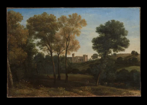 View of La Crescenza by Claude Lorrain, painting, 1648-1650