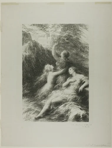 Finale to the Twilight of the Gods by Henri Fantin-Latour, print, 1892