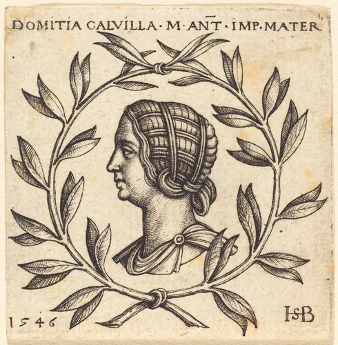 Domitia Calvilla by Sebald Beham, print, 1546