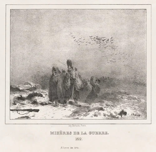 Moral and Philosophical Alphabet for the Use of Little and Big Children: Miseries of War (1812) by Nicolas Toussaint Charlet, print, 1812