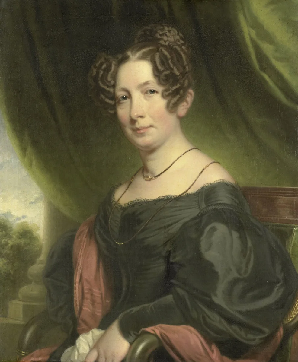 Maria Antoinette Charlotte Sanderson (1782-1859), Wife of Johan Fraser by Charles Howard Hodges, painting, 1835