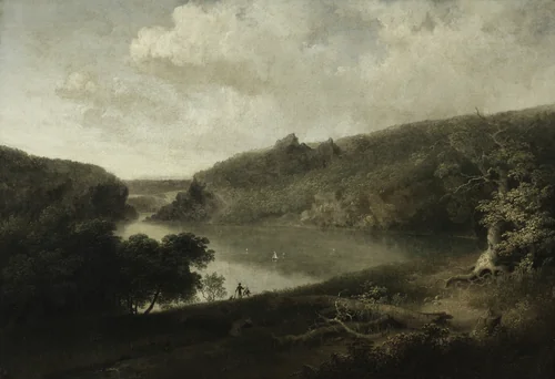 View of a Lake by Thomas Doughty, painting, 1830-1839