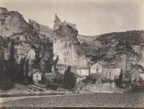 Gorges Du Tarn Castelbouc by A. Trantoul, photograph, 1870-1879