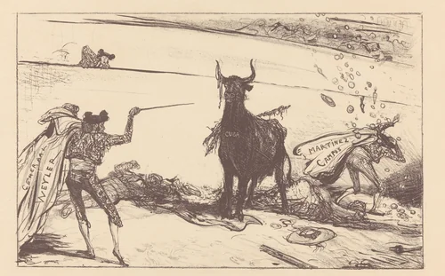 Versche krachten by Marius Bauer, print, 1896