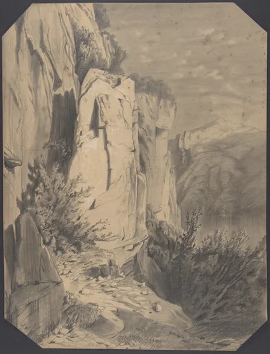 Forets et Montagnes by Alexandre Calame, drawing, 1830-1864