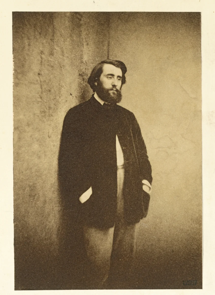Portrait of Edmond Cottinet (1824-1895) by Gustave Le Gray, photograph, 1848-1850