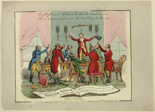 Plate from Illustrations to Popular Songs by Henry Alken, print, 1822