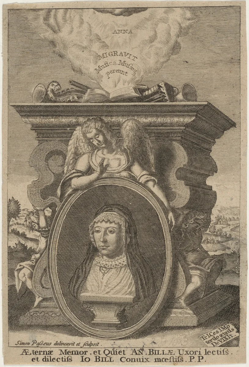 Anne Bill by Simon van de Passe, print, 1595-1647
