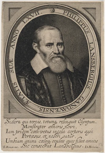 Philip Lansberg by D. Heinsius, print, 1607-1657