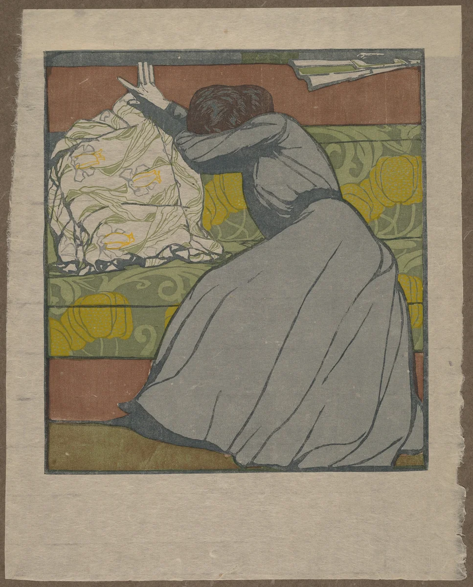 Der Polster (The Cushion) by Max Kurzweil, print, 1903