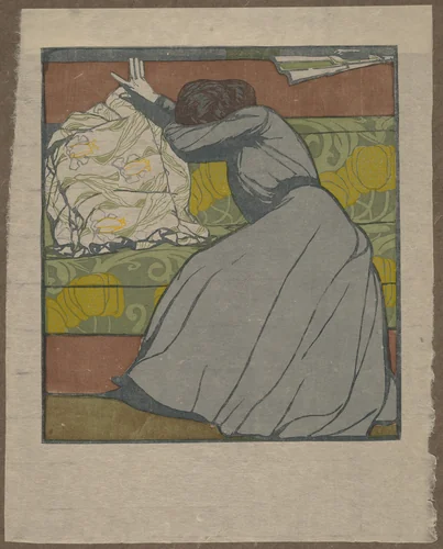 Der Polster (The Cushion) by Max Kurzweil, print, 1903
