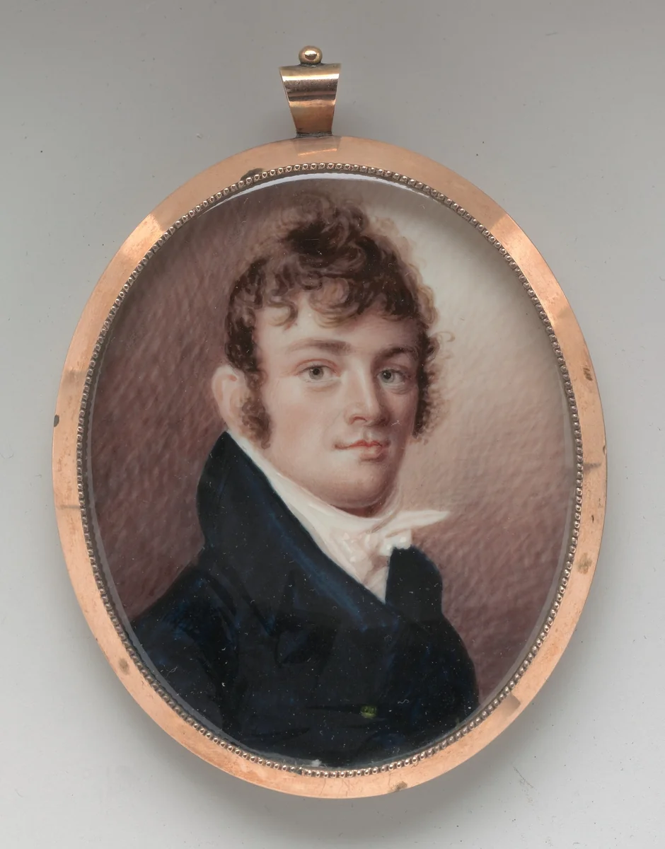 Portrait of a Gentleman by Joseph Wood, artwork, 1810-1820