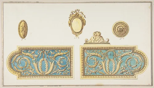 Designs for Door Hardware by anonymous, drawing, 1770-1790