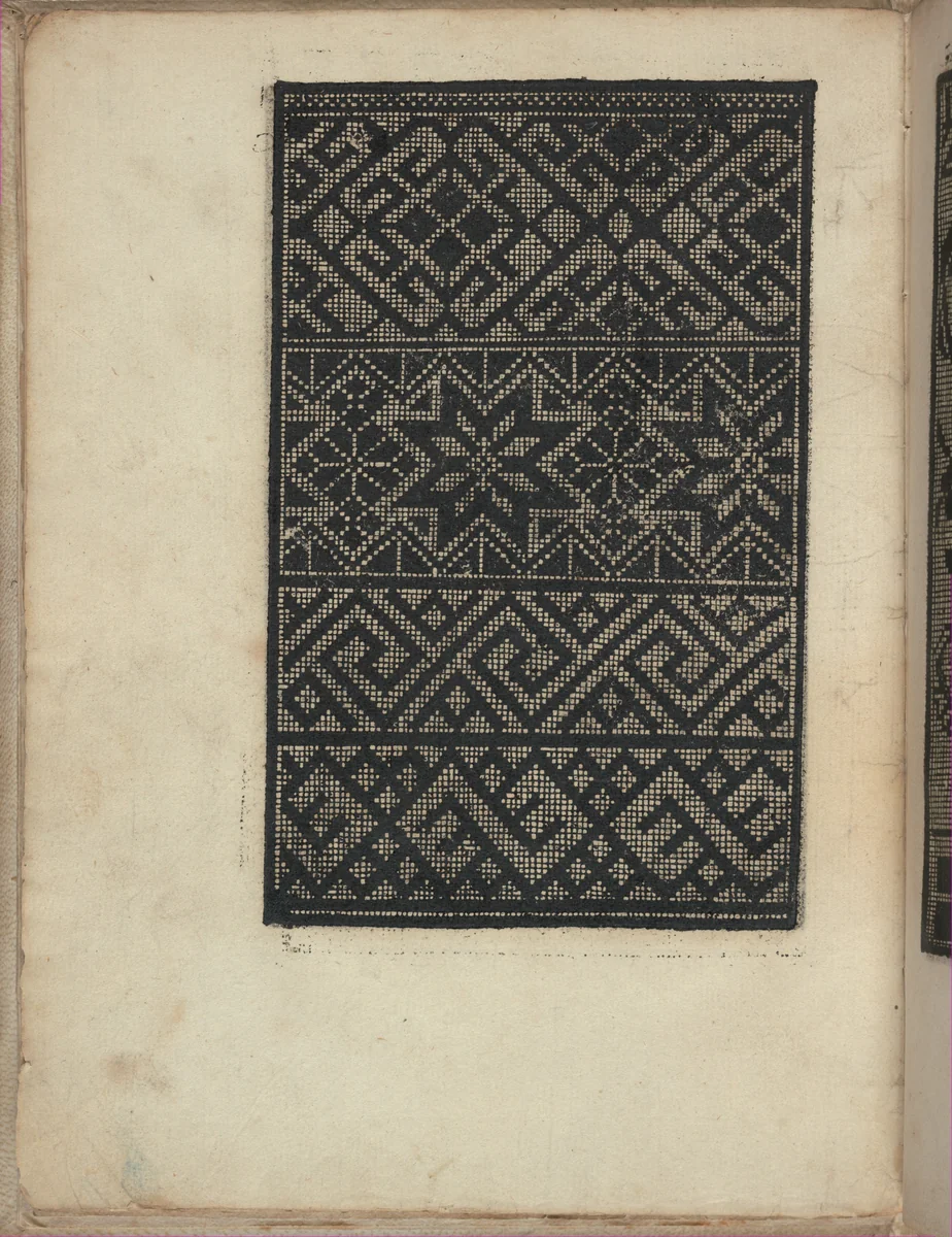 Esemplario di Lauori..., page 12 (recto) by Giovanni Andrea Vavassore, book, 1532