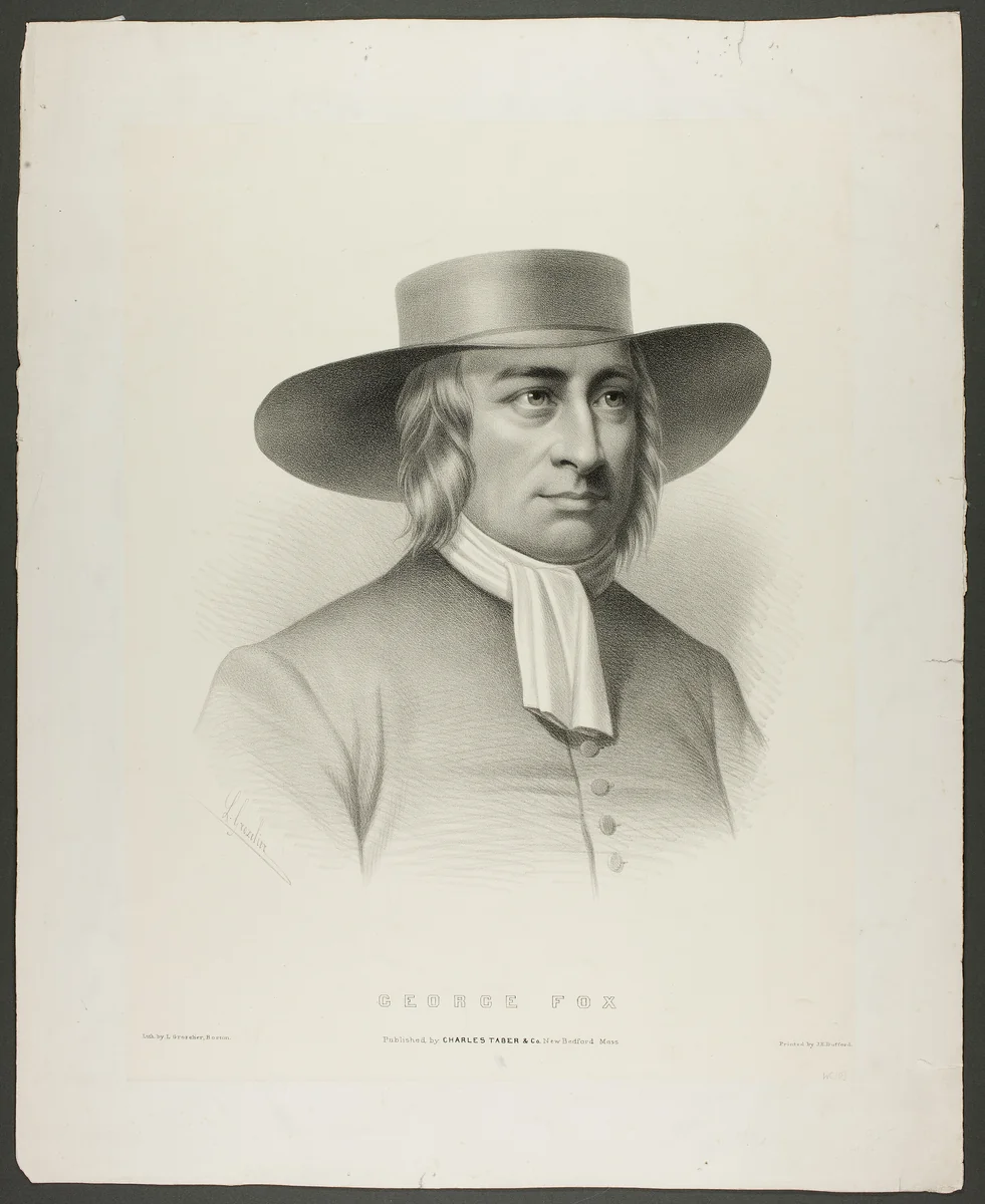 George Fox by Leopold Grozelier, print, 1853-1863