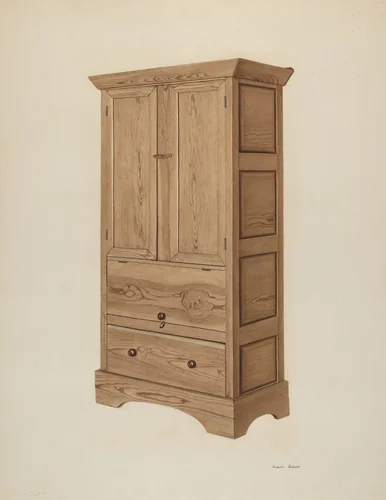 Cabinet by Grace Bolser, index of american design, 1940