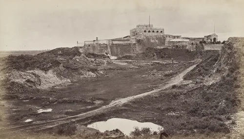 Castle of San Jose, Guatemala by Eadweard Muybridge, photograph, 1875