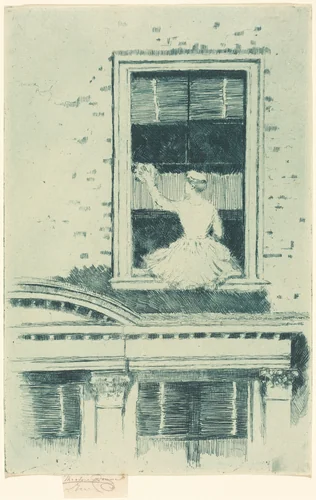 The Window Cleaner, Chelsea by Théodore Roussel, print, 1883-1893