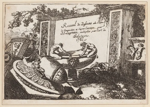 Title Page by Jean Jacques Lagrenée, print, 1784