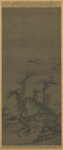 Carrying a Qin on a Visit by Luo Zhichuan, painting, 1271-1368