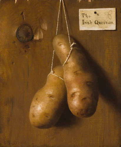 The Irish Question by De Scott Evans, painting, 1880-1889