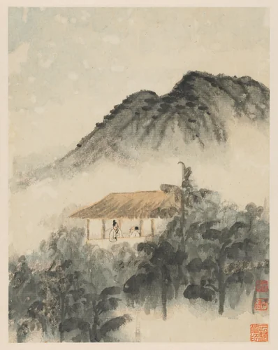 Reminiscences of Qinhuai River by Shitao, painting, 1642-1707
