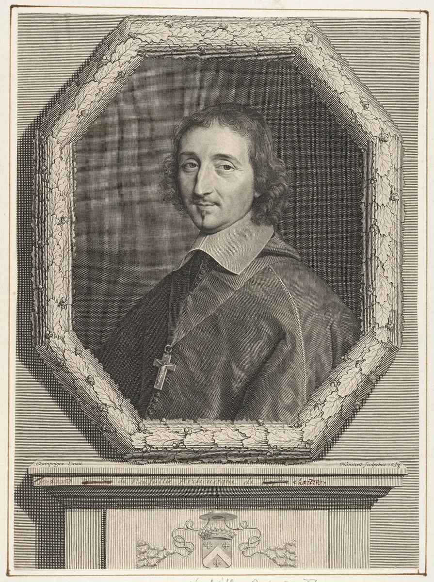 Ferdinand de Neufville de Villeroy by Robert Nanteuil, print, 1658