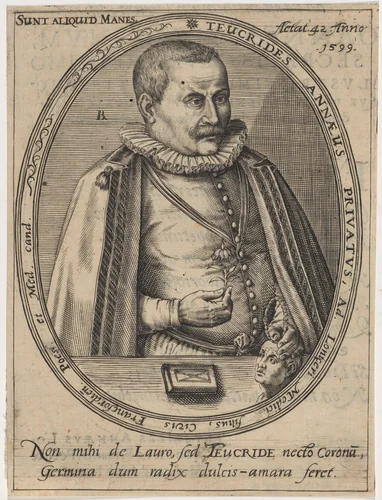 Teucrides Annaeus Lanicerus by Unknown 19th Century, print, 1599