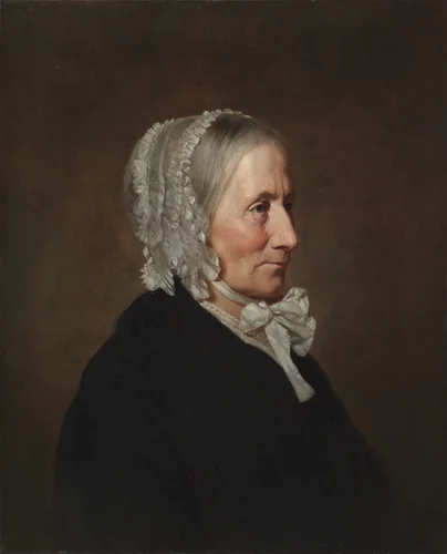 Portrait of the Artist's Mother (Lydia Wardwell Smith) by Allen Smith, Jr., painting, 1830-1880