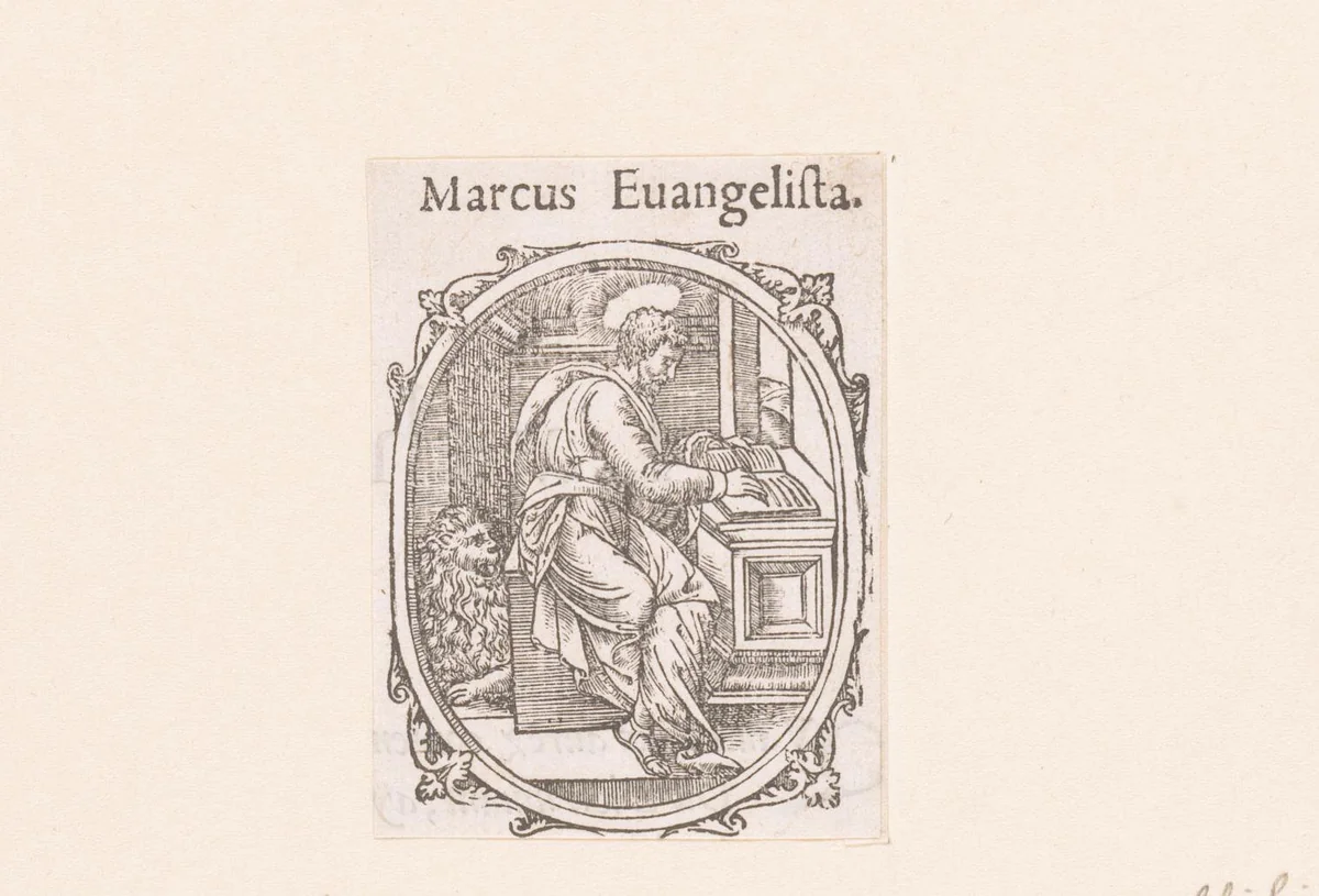 Evangelist Marcus by anonymous, print, 1547
