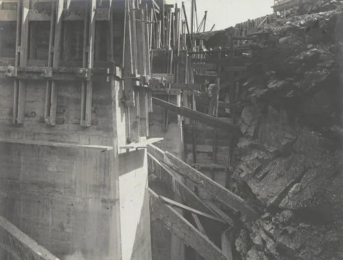 Balboa Terminals. Pier Supports at West end of Unloader Wharf at Coaling Station by Unidentified Photographer, photograph, 1915