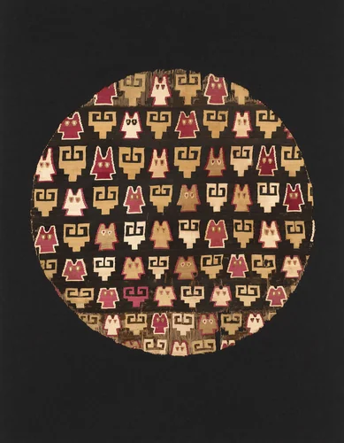 Fragment by Peru, textile, 1000-1476
