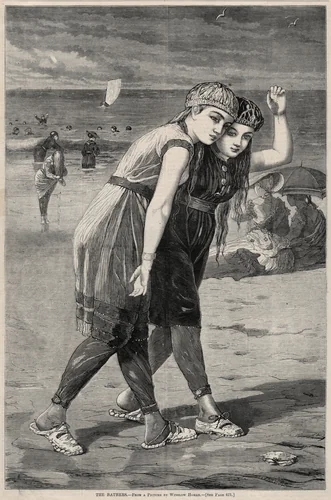 The Bathers by Winslow Homer, print, 1873