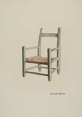 Child's Chair by Randolph Atkinson, index of american design, 1940