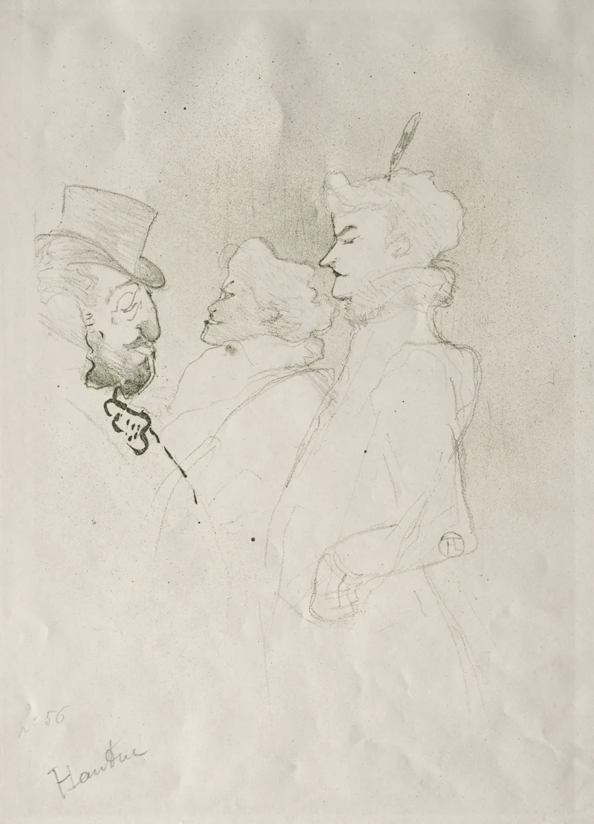 Why Not? Once Does Not Constitute a Habit by Henri de Toulouse-Lautrec, print, 1893