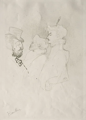 Why Not? Once Does Not Constitute a Habit by Henri de Toulouse-Lautrec, print, 1893