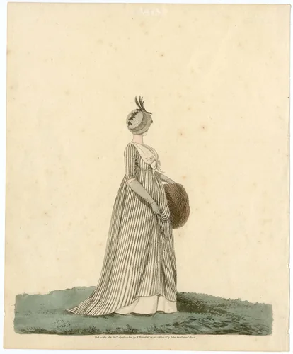 Fashion plate by Nicolaus Heideloff, artwork, 1801