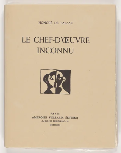 Le Chef-d'œuvre inconnu by Pablo Picasso, illustrated book, 1924