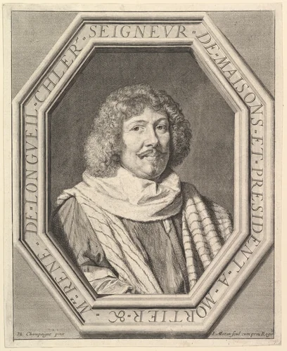 Rene de Longueil, futur marquis de Maisons by Jean Morin, print, 1605-1650