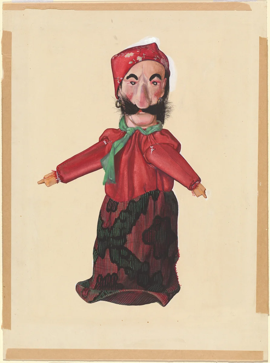 Puppet: Pirate by Beverly Chichester, index of american design, 1936