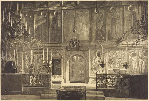 L'Inconestase de la Cathedrale de l'Assomption by Auguste Lepère, portfolio, 1883