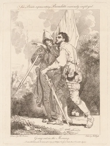 Going Out in the Morning by Robert Blyth
John Hamilton Mortimer, print, 1779