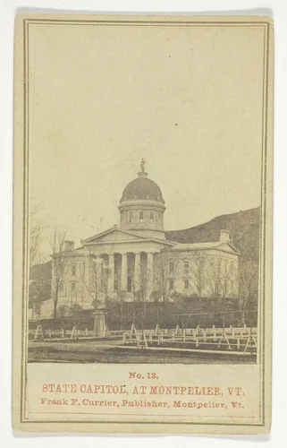 State Capitol at Montpelier, VT. by George Watson, photograph, 1840-1900